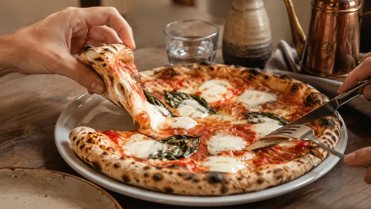 Cómo se come una pizza napolitana (sin reglas absurdas)